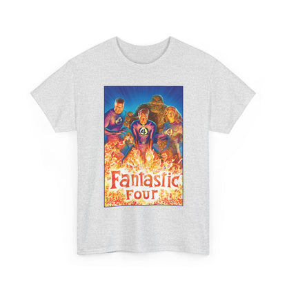 Fantastic Four T-Shirt - Alex Ross Art - Mr. Fantastic, Invisible Woman, Human Torch, The Thing - Marvel Comics
