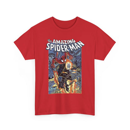 Amazing Spider-Man & Ghost Rider T-Shirt - Erik Larsen Art - Sinister Six - Marvel Comics