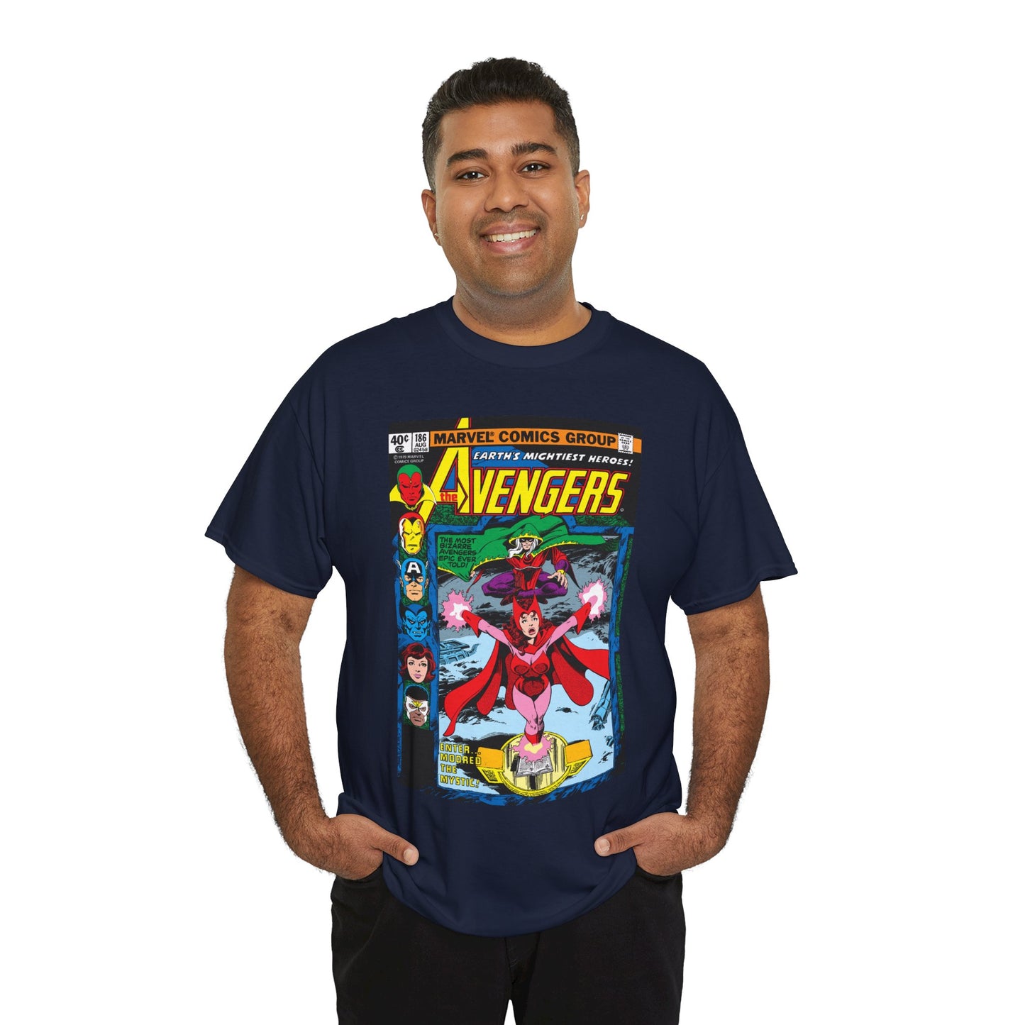 Avengers #186 T-Shirt - John Byrne Art - Scarlet Witch - Marvel Comics