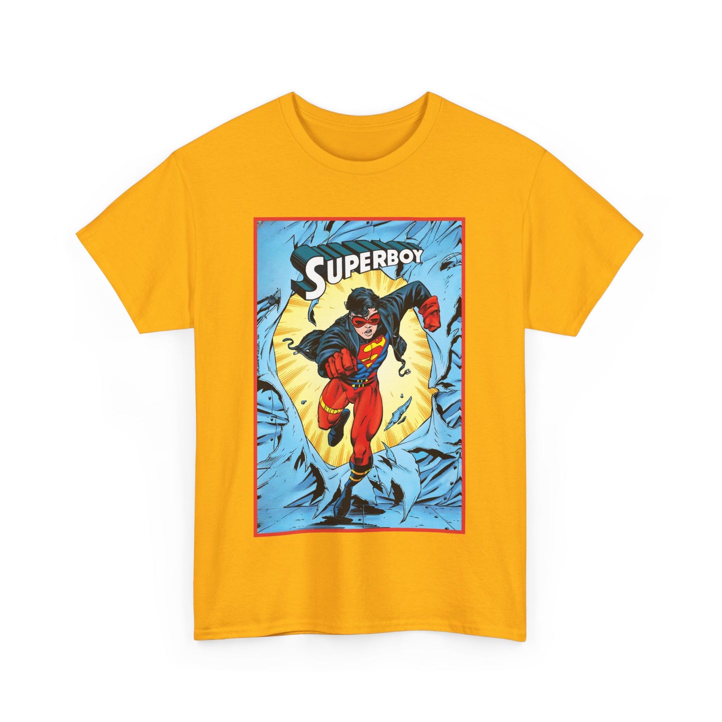 Superboy T-Shirt - Tom Grummett Art - Reign of the Supermen Storyline from the 1990s - Kon-El, Connor Kent - Superman Family - DC Comics