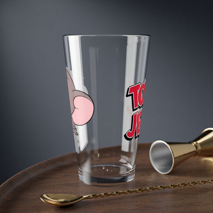 Nibbles Pint Glass, 16oz - Tom & Jerry Cartoon Mouse - "Tuffy" - Hanna-Barbera Saturday Morning Cartoon