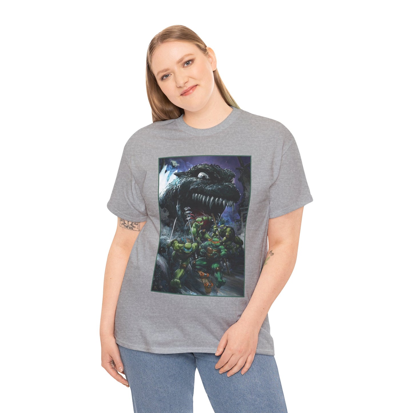 Teenage Mutant Ninja Turtles/Godzilla T-Shirt