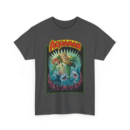 Aquaman T-Shirt - José Luis García-López Art - 80th Anniversary Variant Cover - Arthur Curry, Mera, Bronze Age Look - DC Comics