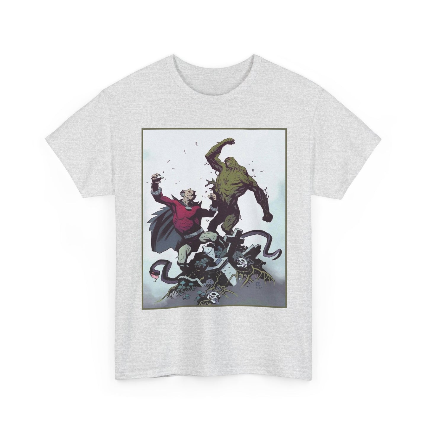 Swamp Thing & Etrigan the Demon T-Shirt - Mike Mignola Art - DC Comics