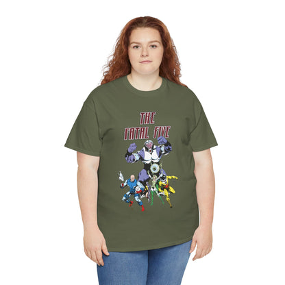 Fatal Five T-Shirt - Legion of Super-Heroes Villains - DC Comics LOSH - Validus, Emerald Empress