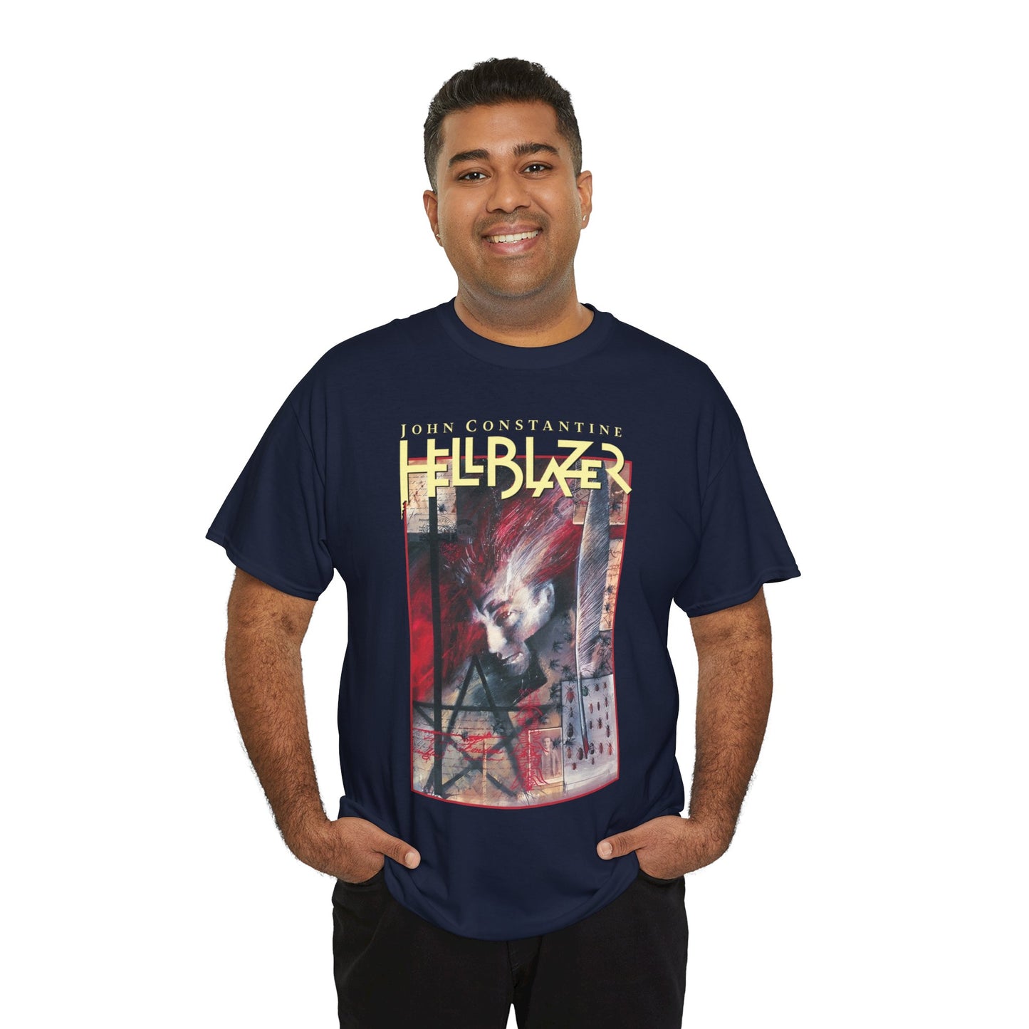 John Constantine Hellblazer T-Shirt - Dave McKean Art - DC Comics/Vertigo