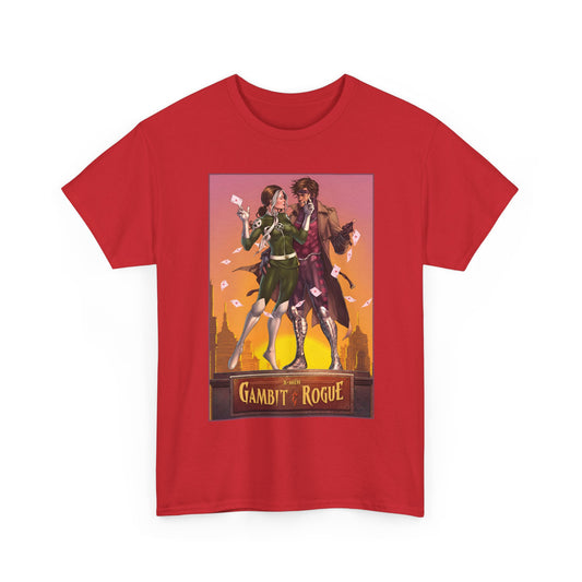 Gambit & Rogue T-Shirt - Mike Choi Art - Popular X-Men Members - Marvel Comics