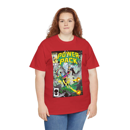 Power Pack #10 T-Shirt - With Marrina from Alpha Flight - Marvel Comics