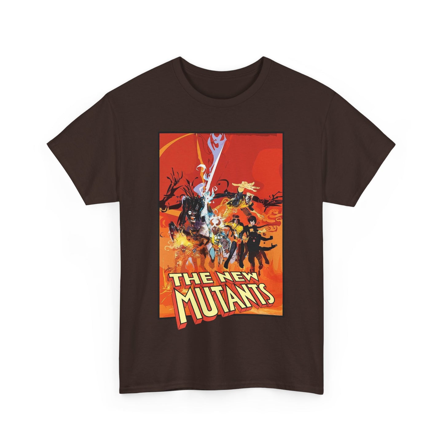 New Mutants T-Shirt - Bill Sienkiewicz Art - Marvel Comics - Magik, Warlock, Cannonball, Wolsbane, Sunspot