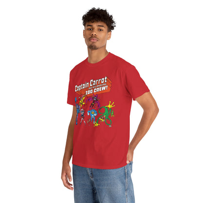 Captain Carrot & the Zoo Crew T-Shirt - 1980s Funny Animal Comic Series - DC Comics