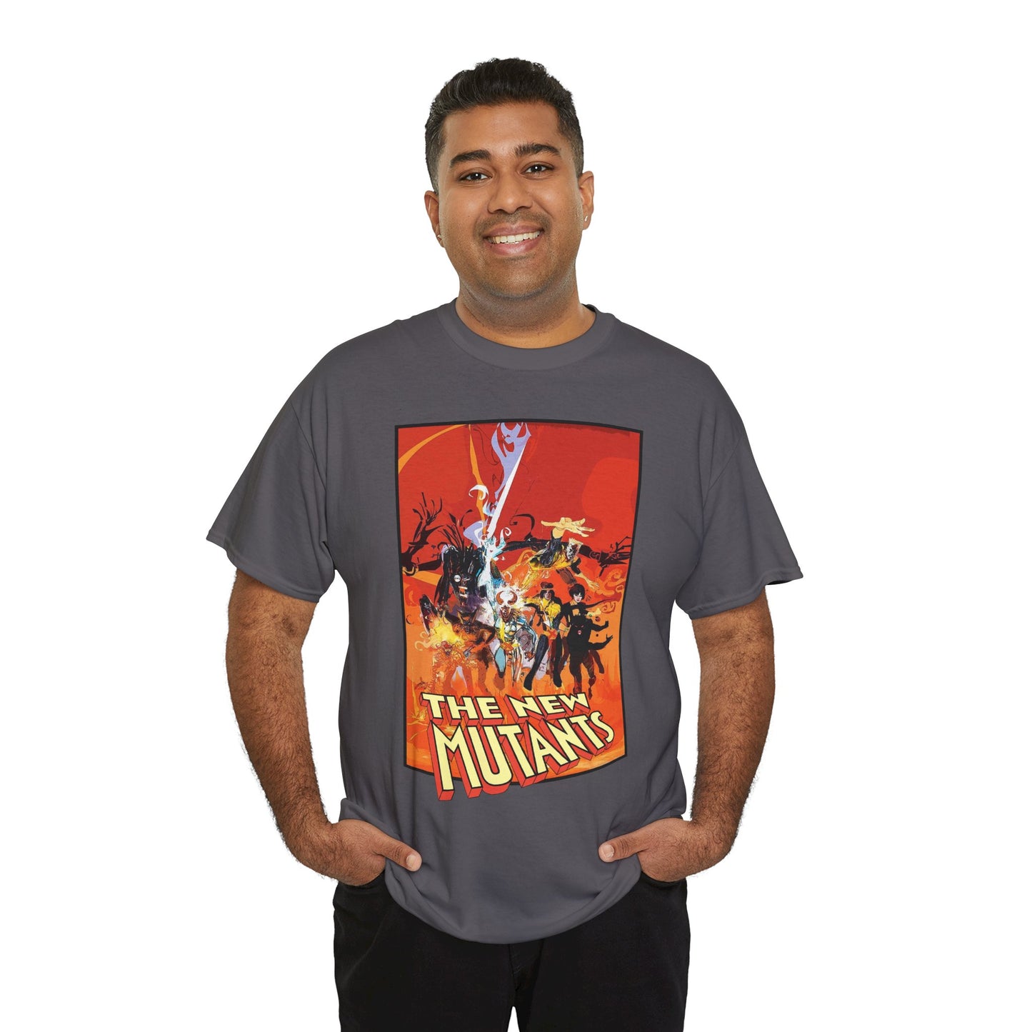 New Mutants T-Shirt - Bill Sienkiewicz Art - Marvel Comics - Magik, Warlock, Cannonball, Wolsbane, Sunspot