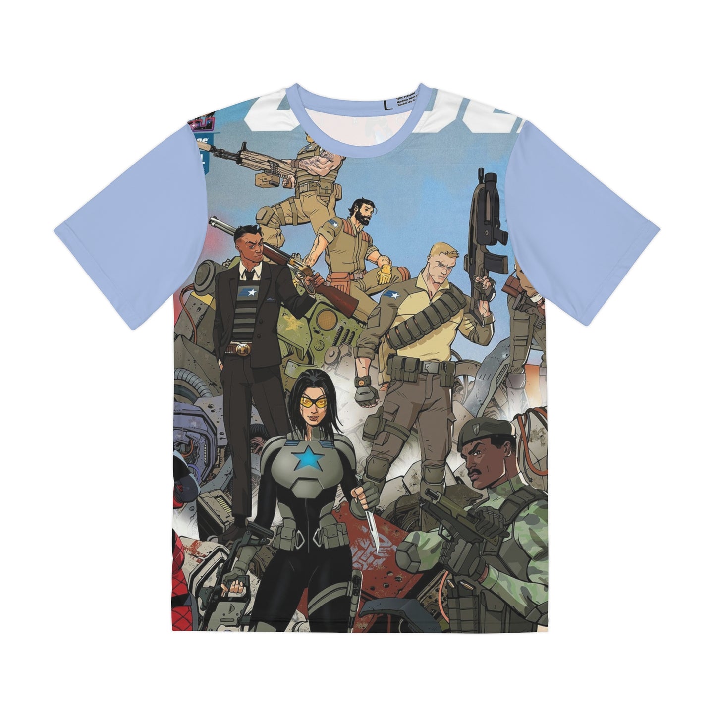 G.I. Joe All Over Print Tee (Polyester) - Tom Reilly Art - Energon Universe - Image Comics