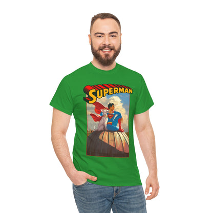 Superman & Krypto T-Shirt - 2025 Movie - Superdog from Krypton - Man of Steel, Smallville - DC Comics