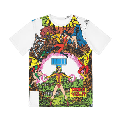 New Teen Titans #30 All Over Print Tee (Polyester) - George Perez Art - DC Comics