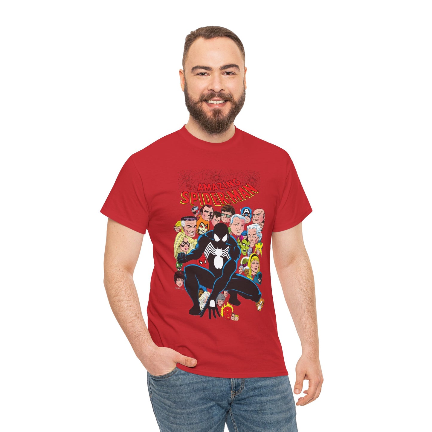 Amazing Spider-Man T-Shirt - Green Goblin, Kingpin, Hobgoblin, Electro, Black Cat, Mysterio, Doctor Octopus, Gwen Stacy - Marvel Comics