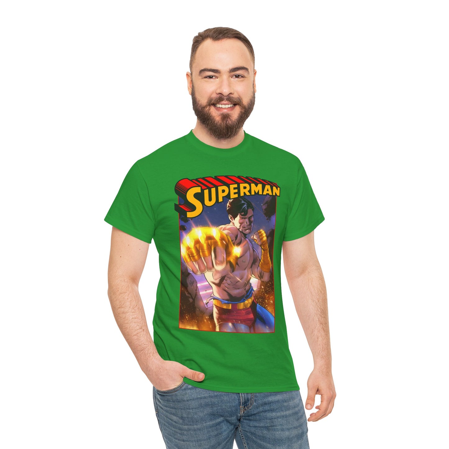 Superman T-Shirt - Lucas Meyer Art - DC K.O. Cover Art - Man of Steel - DC Comics