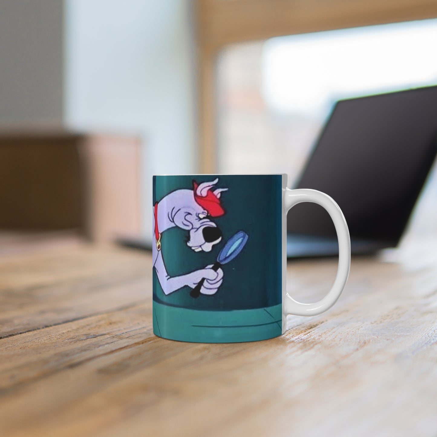 Scooby Dum Coffee Mug, 11oz - Scooby Doo Cousin - Hanna-Barbera Cartoon 1970s - Mystery Inc - Beloved Character