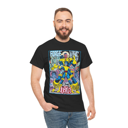 Forge & Jubille T-Shirt - Liam Sharp Art - X-Men Mutants - Marvel Comics
