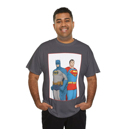 Superman & Batman T-Shirt - Frank Quitely Art - World's Finest Variant Cover Art - DC Comics