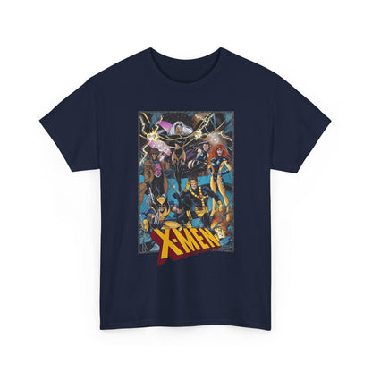 Uncanny X-Men T-Shirt - George Perez Art - Cyclops, Jean Grey, Psylocke, Gambit, Storm - Marvel Comics Mutant Heroes