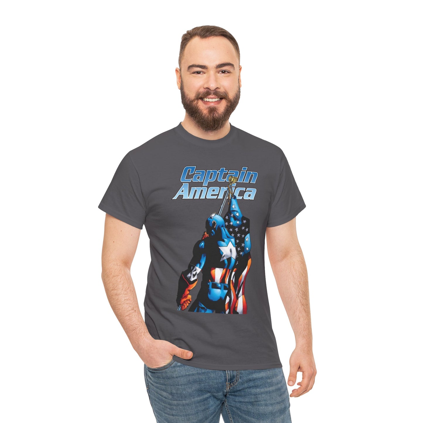 Captain America T-Shirt - Dan Jurgens Art - Marvel Comics