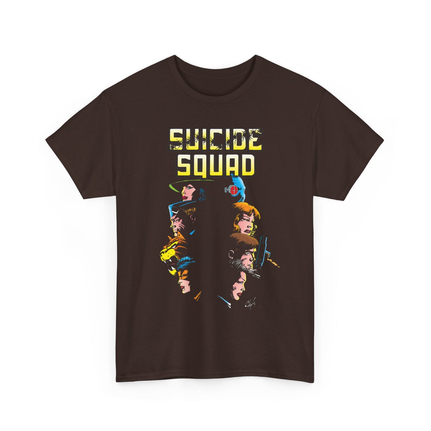 Suicide Squad T-Shirt - Howard Chaykin Art - Deadshot, Enchantress, Bronze Tiger, Captain Boomerang - DC Comics