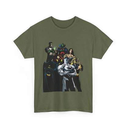JLA T-Shirt - Howard Porter Art - Superman, Batman, Wonder Woman, Flash - DC Comics