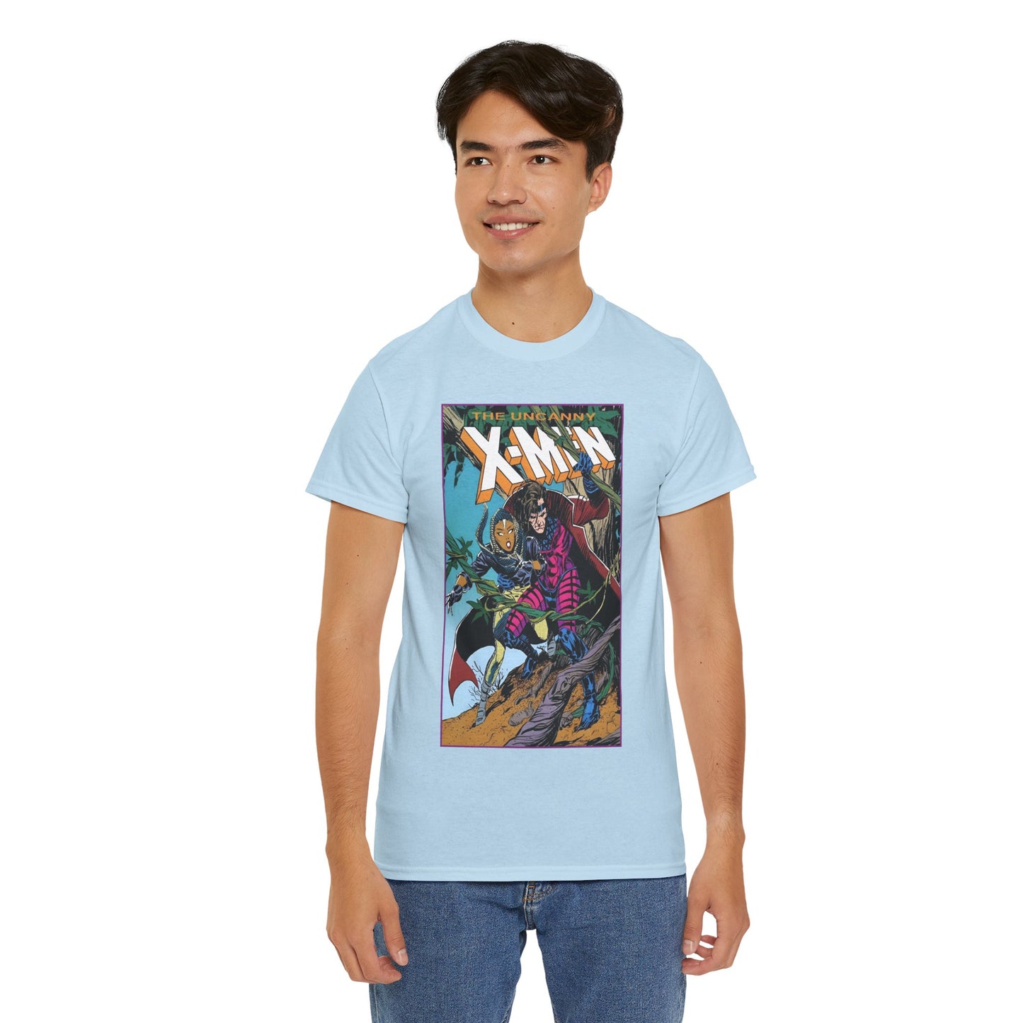 Uncanny X-Men T-Shirt - Andy Kubert Art - Storm & Gambit - #226 Cover - Marvel Comics