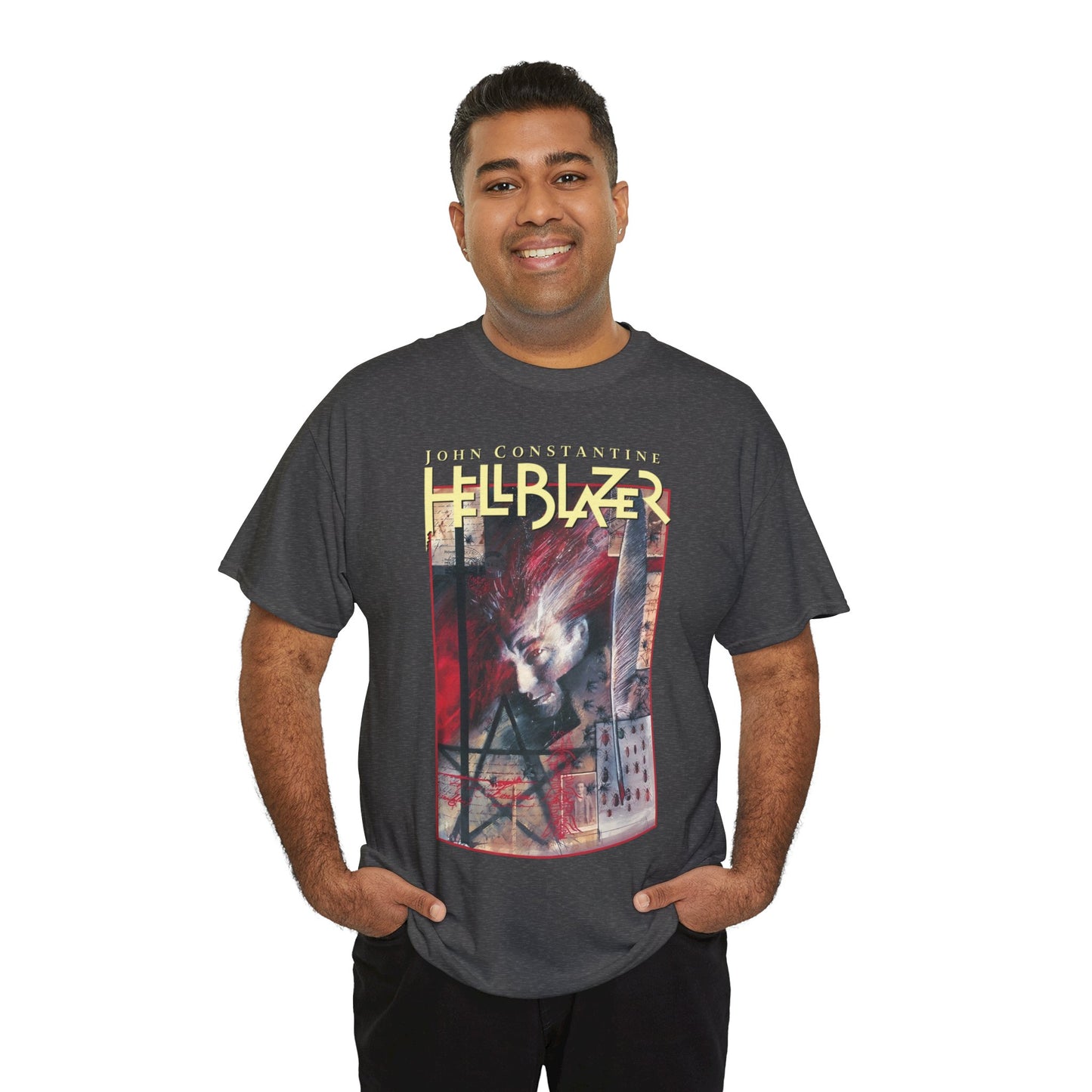 John Constantine Hellblazer T-Shirt - Dave McKean Art - DC Comics/Vertigo