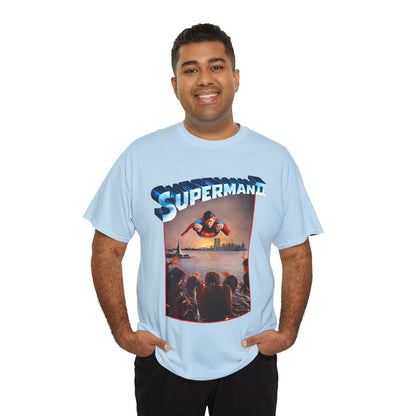 Superman II T-Shirt - Christopher Reeve, Terence Stamp, Sarah Douglas - Vs General Zod, Ursa, Non - Phantom Zone Villains - 1980 Movie Poster - DC Comics