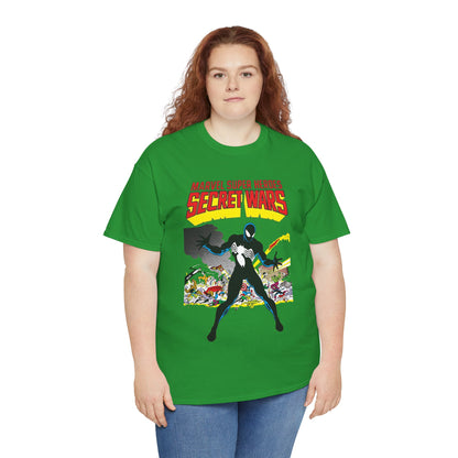 Secret Wars T-Shirt - Classic Marvel Comics Series - Alien Symbiote Spider-Man, 1st Appearance - Future Venom Story