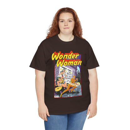 Wonder Woman T-Shirt - José Luis García-López Art - Vs The Cheetah - Classic Bronze Age Art - DC Comics