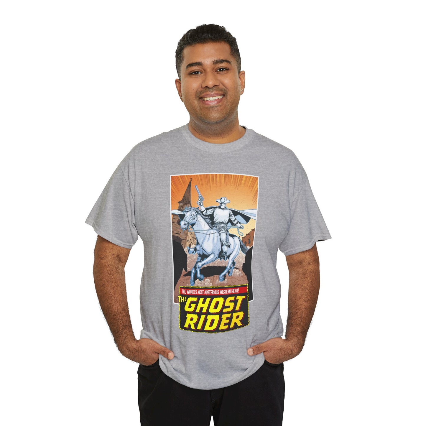 Ghost Rider/Phantom Rider T-Shirt - Carter Slade - Marvel Comics - 1970s Supernatural Western Hero