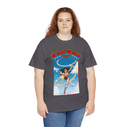Wonder Woman T-Shirt - George Perez Art - Post-Crisis 1980s Retro Graphic - Themyscira - DC Comics