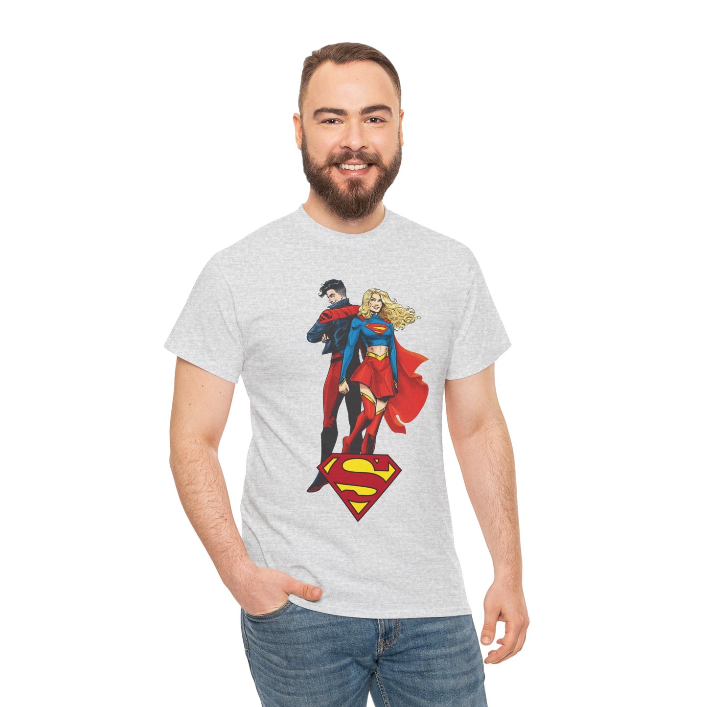 Supergirl & Superboy T-Shirt - Dan Mora Art - DC Comics