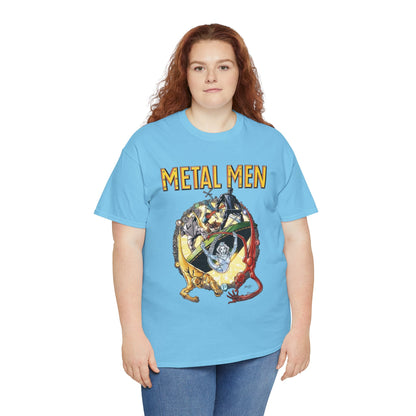 Metal Men T-Shirt - George Perez Art - DC Comics - Classic Silver Age Team - Mercury, Iron, Tin, Gold