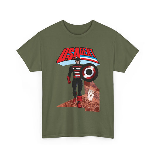 US Agent T-Shirt - Phil Jimenez Art - John Walker - Captain America Character - Marvel Comics