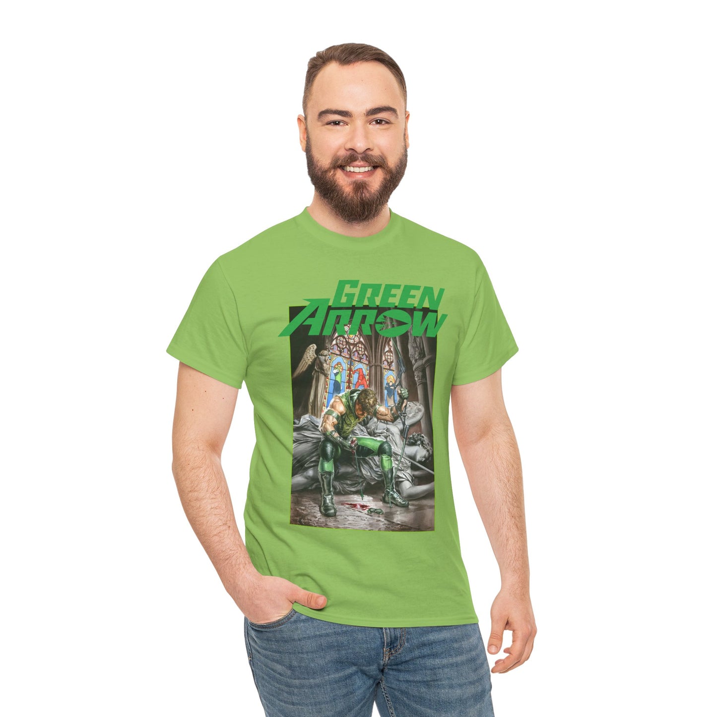 Green Arrow T-Shirt - Mauro Cascioli Art - DC Comics