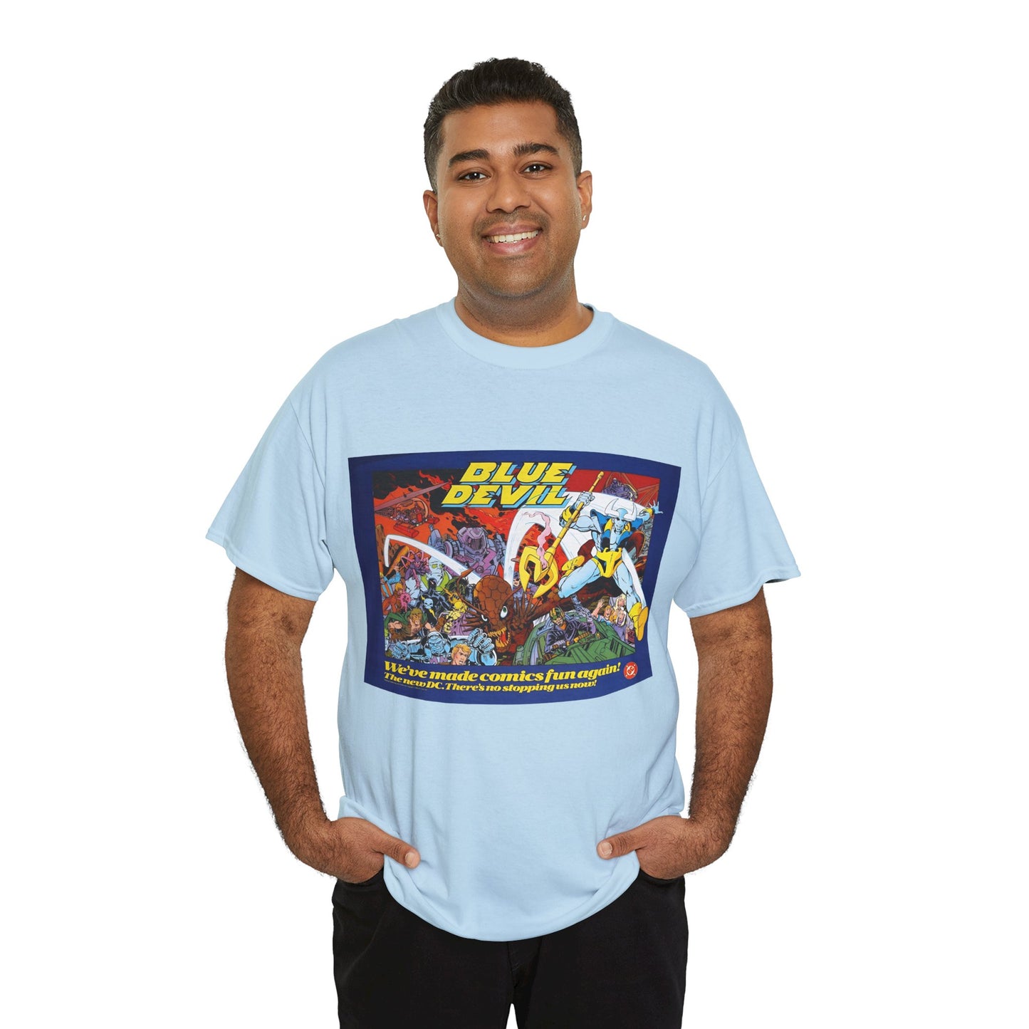 Blue Devil Ad T-Shirt - DC Comics