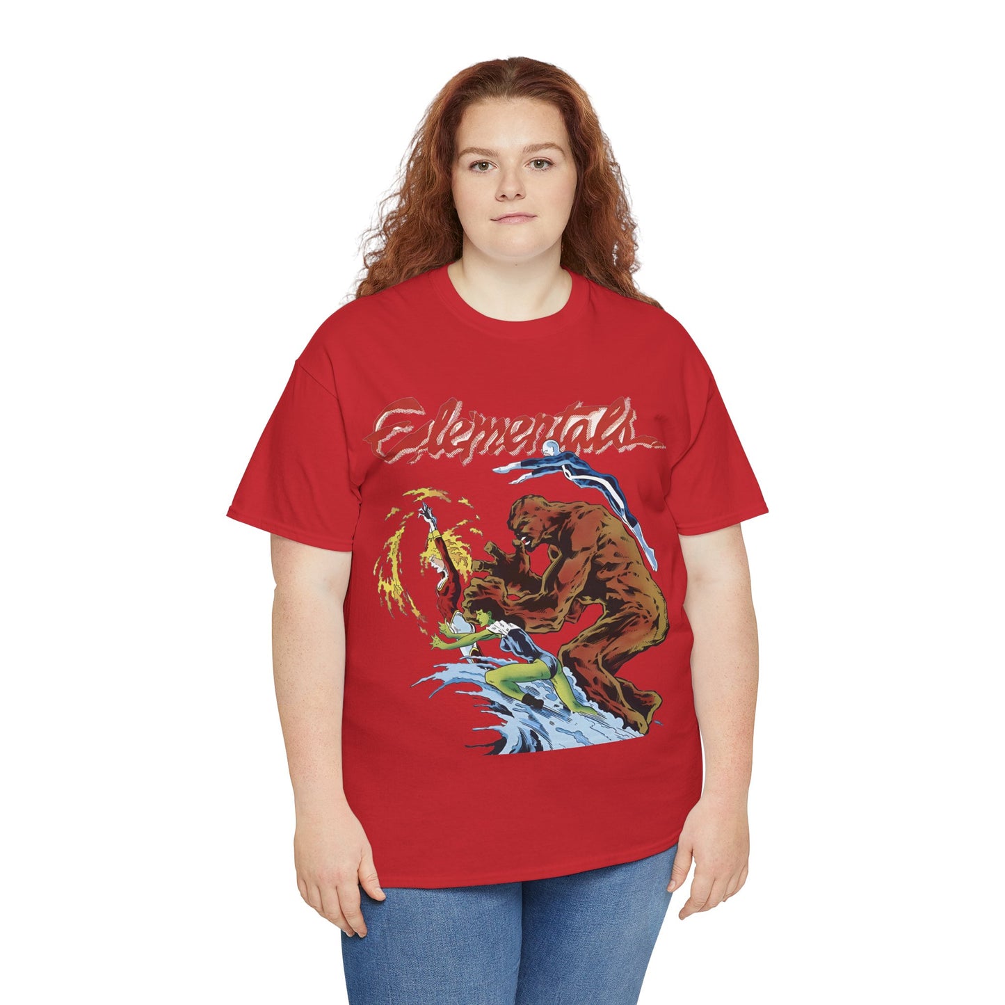 Elementals T-Shirt - Morningstar, Vortex, Fathom, Monolith - Comico Comics