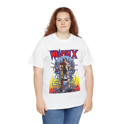 Weapon X T-Shirt - Barry Windsor-Smith Art - Wolverine Origin Story Before He Joined the X-Men - Logan, Mutant Leader - Marvel Comics