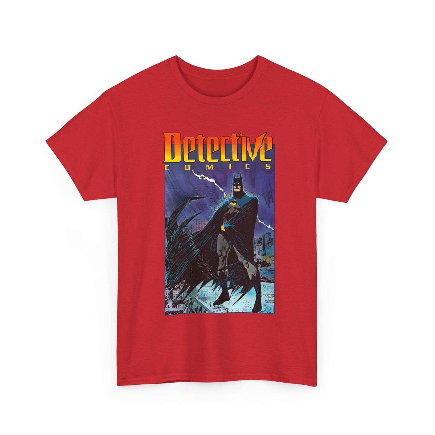 Detective Comics T-Shirt - #600 Cover Denys Cowan Art - Gotham City, Dark Knight, Batman - DC Comics