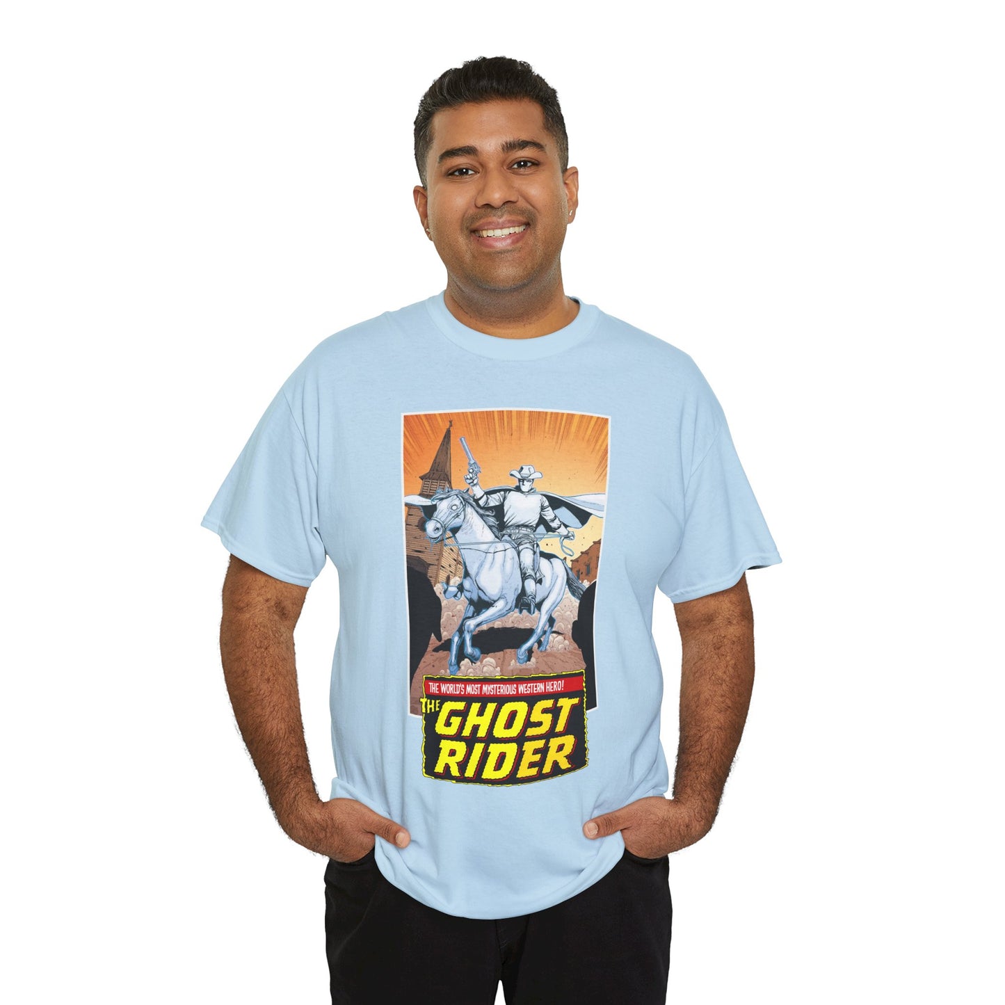 Ghost Rider/Phantom Rider T-Shirt - Carter Slade - Marvel Comics - 1970s Supernatural Western Hero
