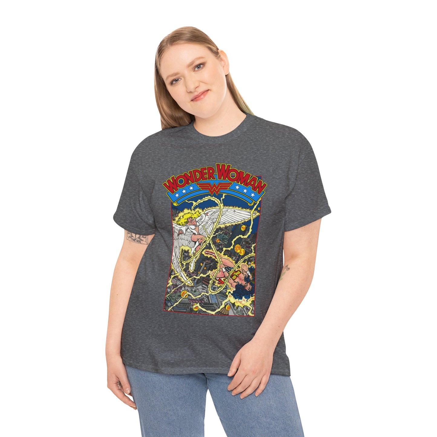 Wonder Woman T-Shirt - George Perez Art - Vs Silver Swan - DC Comics