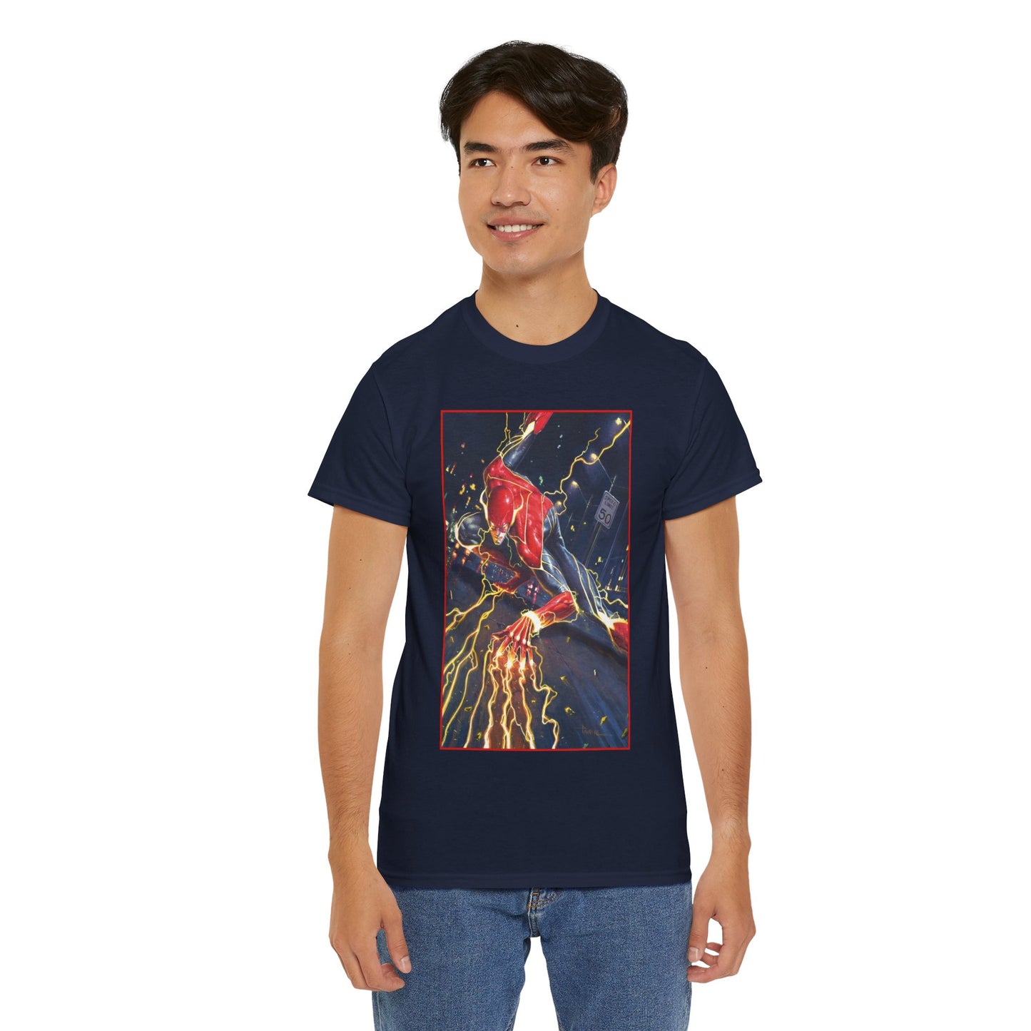 Flash T-Shirt - Davide Paratore Art - DC Comics