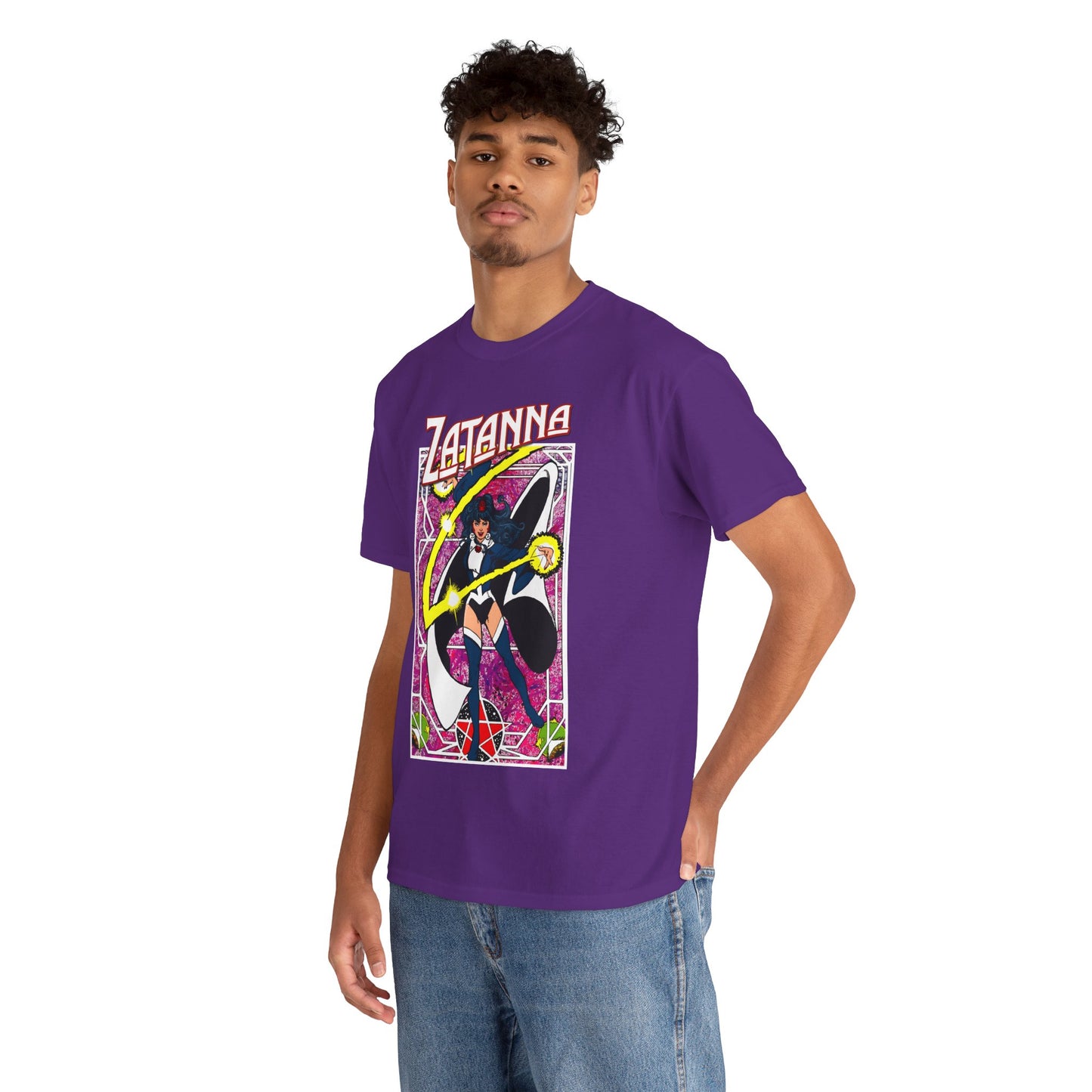 Zatanna T-Shirt - George Perez Postcard Art - Justice League Magic Member - JLA Satellite Era - DC Comics