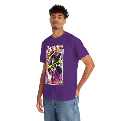 Zatanna T-Shirt - George Perez Postcard Art - Justice League Magic Member - JLA Satellite Era - DC Comics