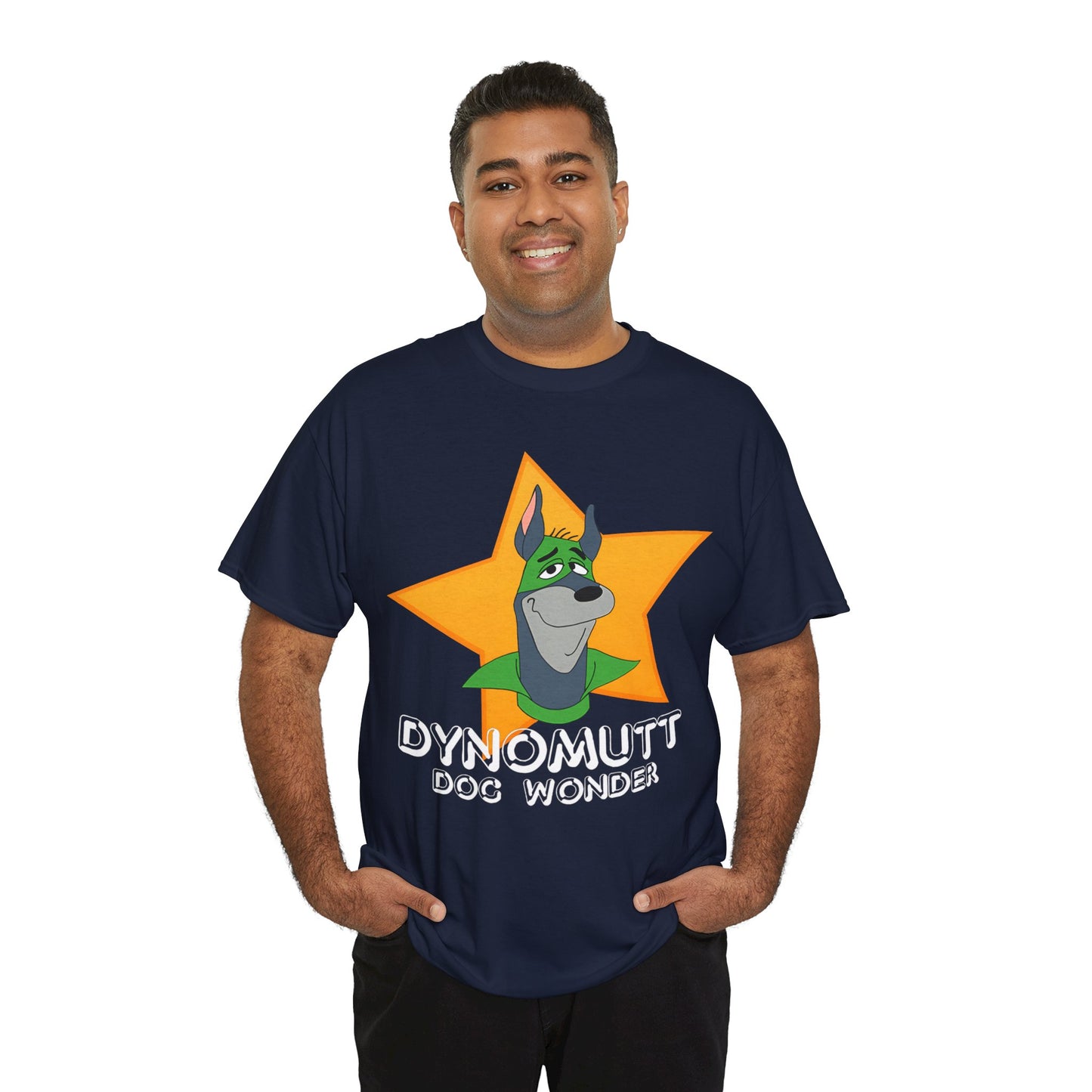 Dynomutt, Dog Wonder T-Shirt - Hanna-Barbera Saturday Morning Cartoon 1970s - Blue Falcon Sidekick