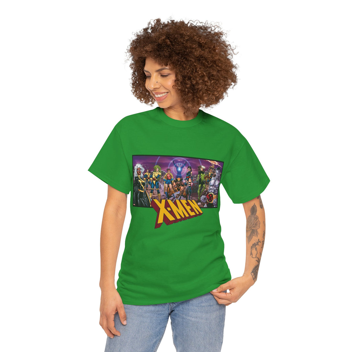 X-Men T-Shirt - Jim Lee Art - Wolverine, Storm, Colossus, Psylocke, Rogue, Forge - Marvel Comics