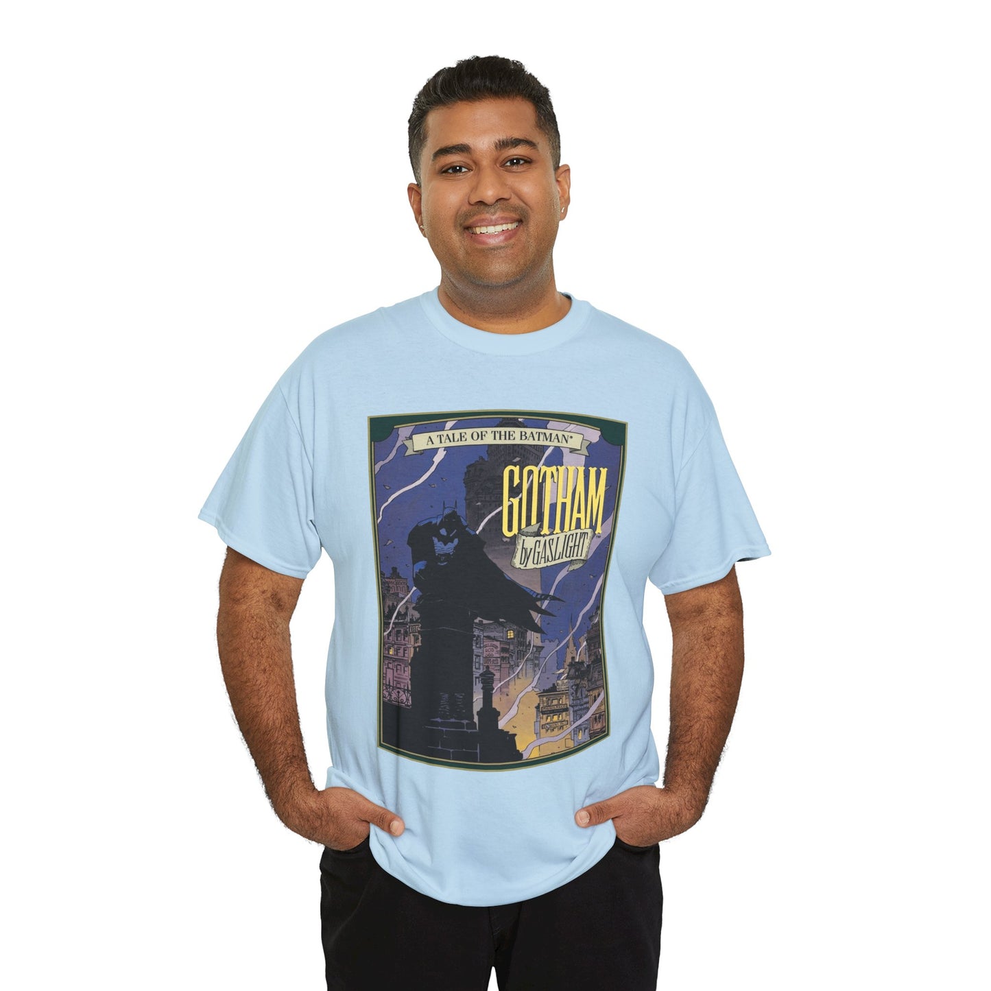 Batman: Gotham by Gaslight T-Shirt - Mike Mignola Art - 19th Century Jack the Ripper Story - Elseworlds - DC Comics